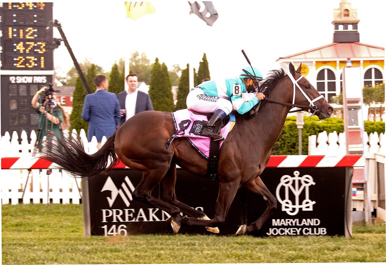 T D Dance Waltzes to 100,000 James W. Murphy Victory Preakness Stakes